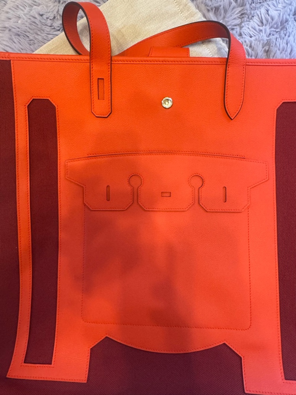 2026 “Mr.Birkin” Hermes Petit Sac découpe Monsieur B, large - Picture 9 of 10